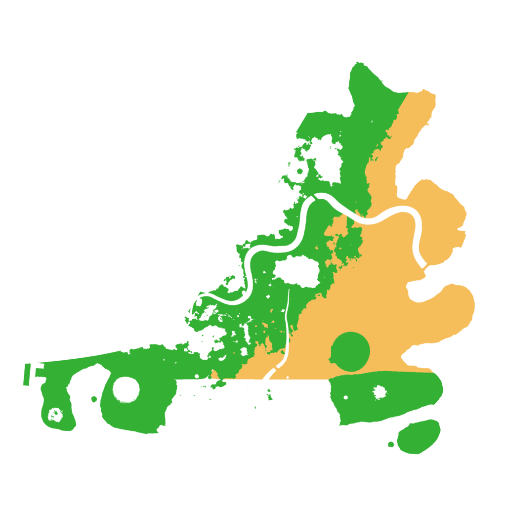 Biome Rust Map: Procedural Map, Size: 3500, Seed: 34368347