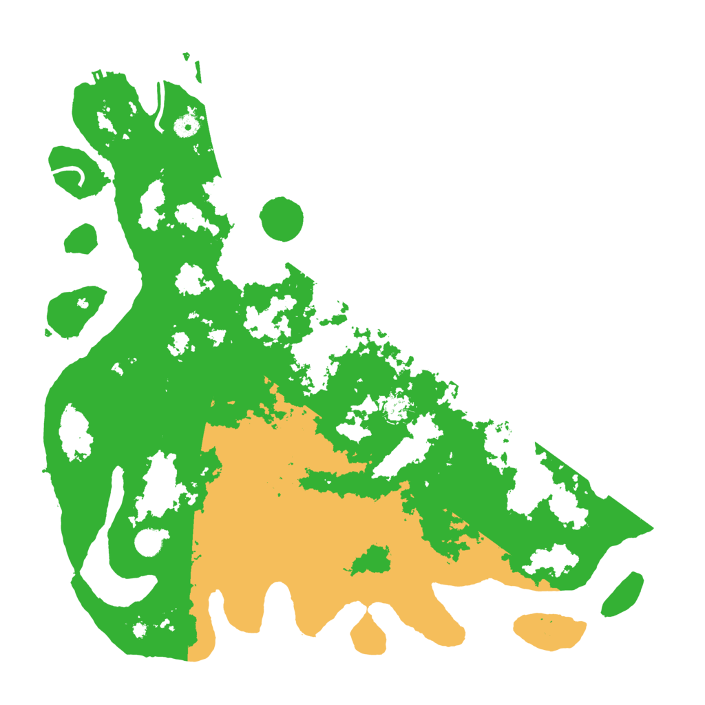 Biome Rust Map: Procedural Map, Size: 4500, Seed: 205836400