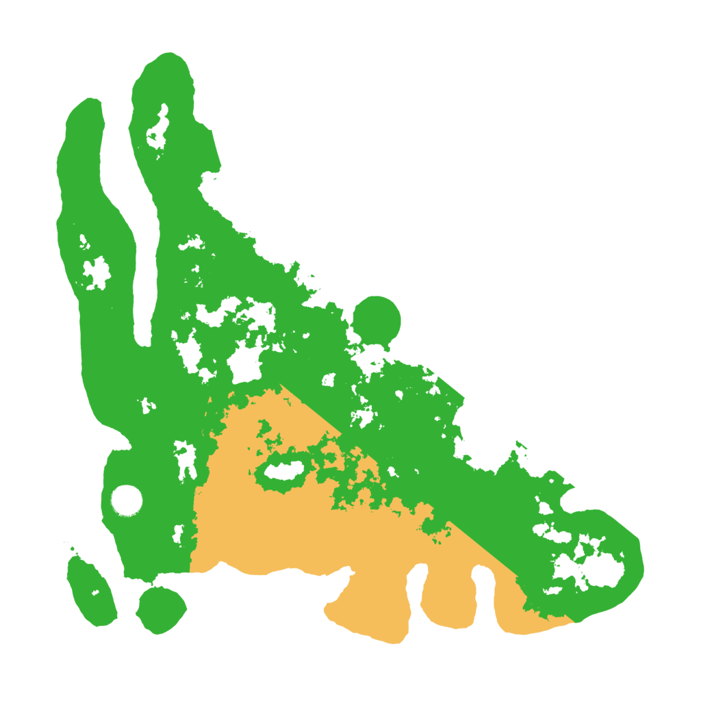 Biome Rust Map: Barren, Size: 3950, Seed: 76532388