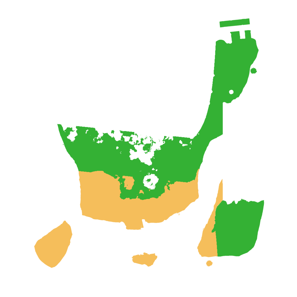 Biome Rust Map: Procedural Map, Size: 2000, Seed: 228000