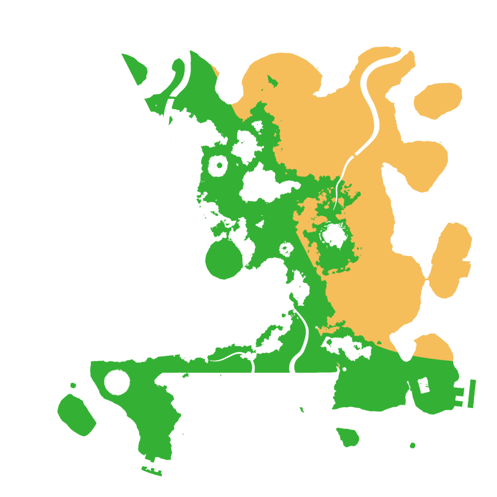Biome Rust Map: Procedural Map, Size: 3550, Seed: 32273222