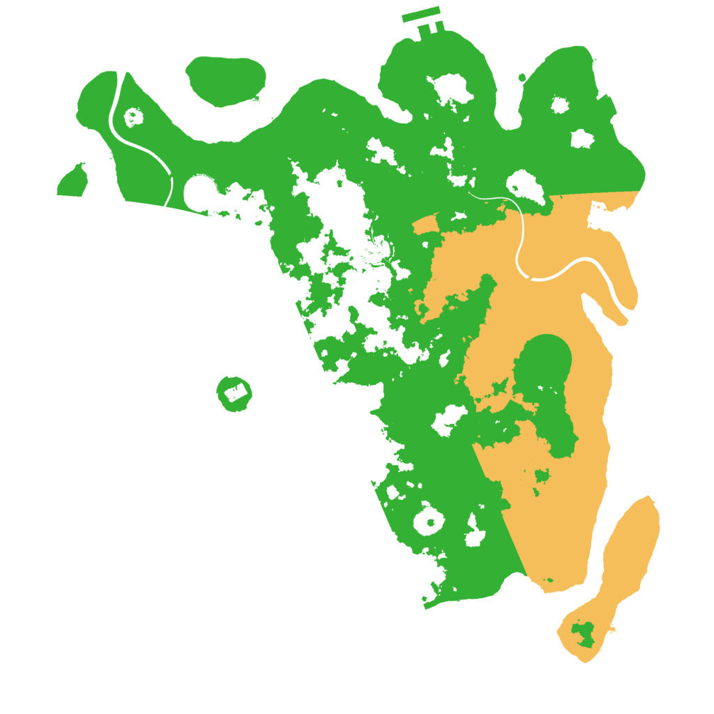 Biome Rust Map: Procedural Map, Size: 3750, Seed: 44600672