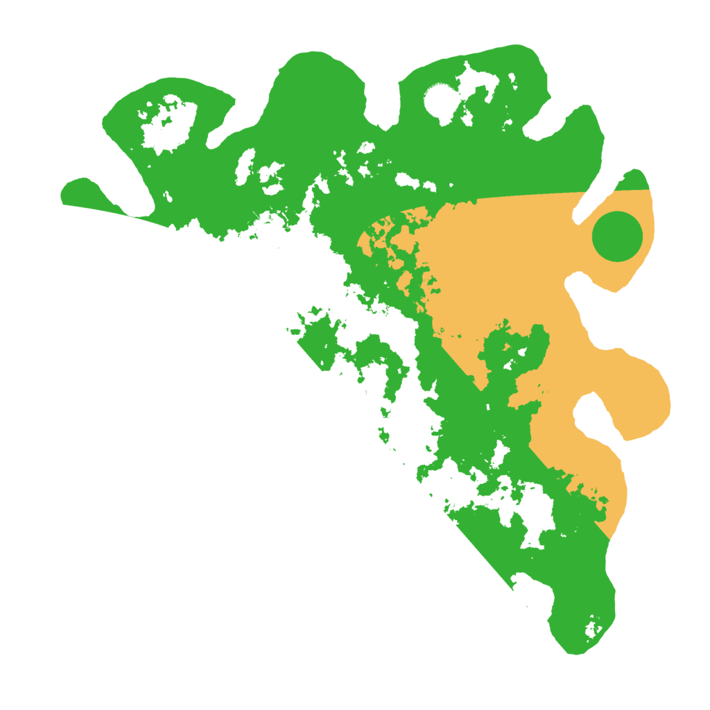 Biome Rust Map: Barren, Size: 3700, Seed: 20894970