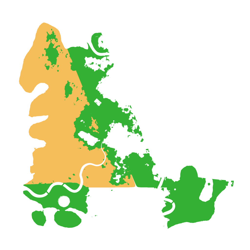 Biome Rust Map: Procedural Map, Size: 3900, Seed: 9092459
