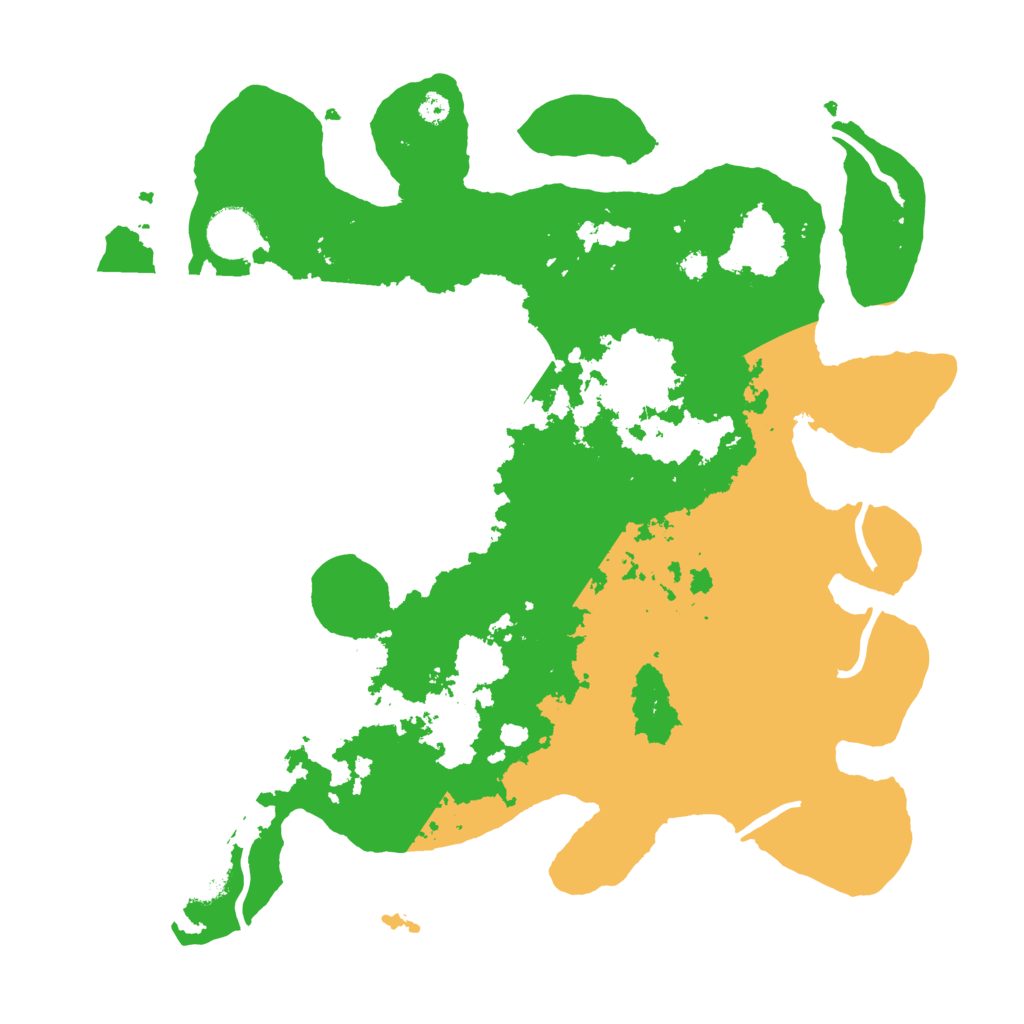 Biome Rust Map: Procedural Map, Size: 3500, Seed: 33112305