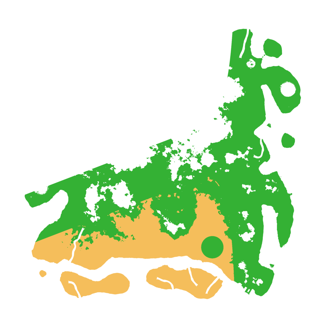 Biome Rust Map: Procedural Map, Size: 3800, Seed: 83576445