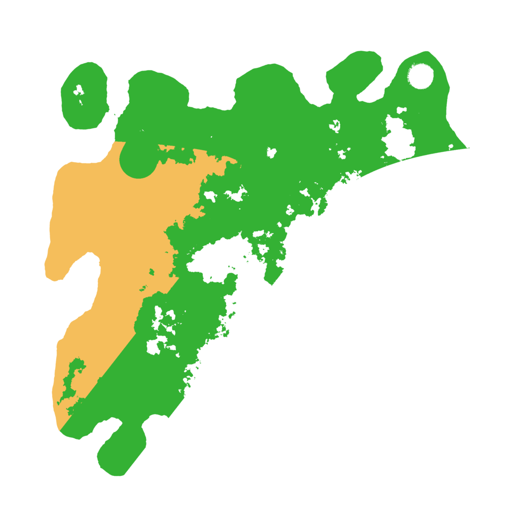 Biome Rust Map: Barren, Size: 3600, Seed: 78546686
