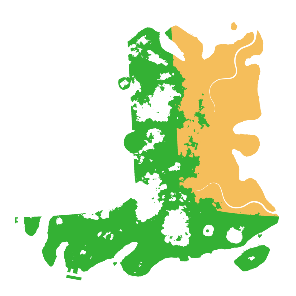 Biome Rust Map: Procedural Map, Size: 3950, Seed: 70543153