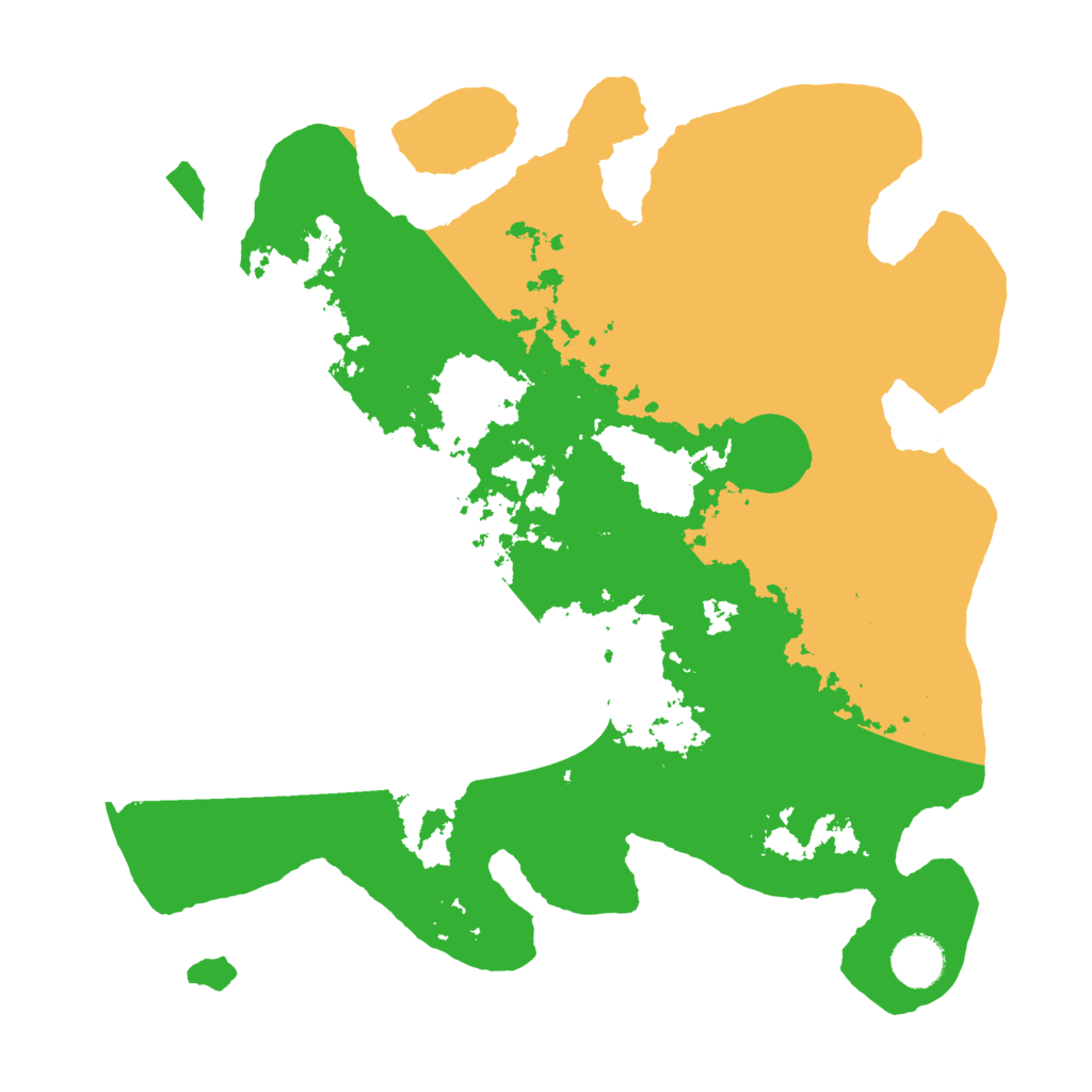 Biome Rust Map: Barren, Size: 3650, Seed: 7260758