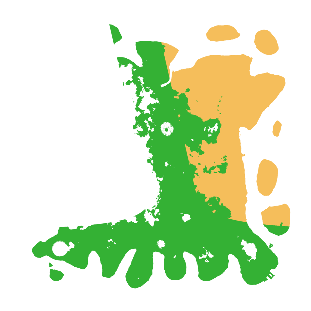 Biome Rust Map: Procedural Map, Size: 3600, Seed: 35400219