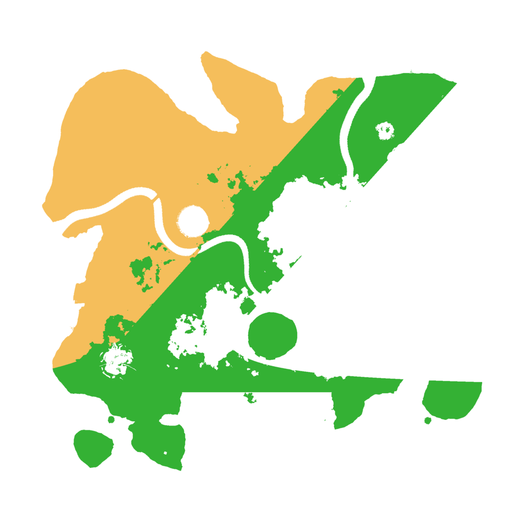 Biome Rust Map: Procedural Map, Size: 3000, Seed: 15987