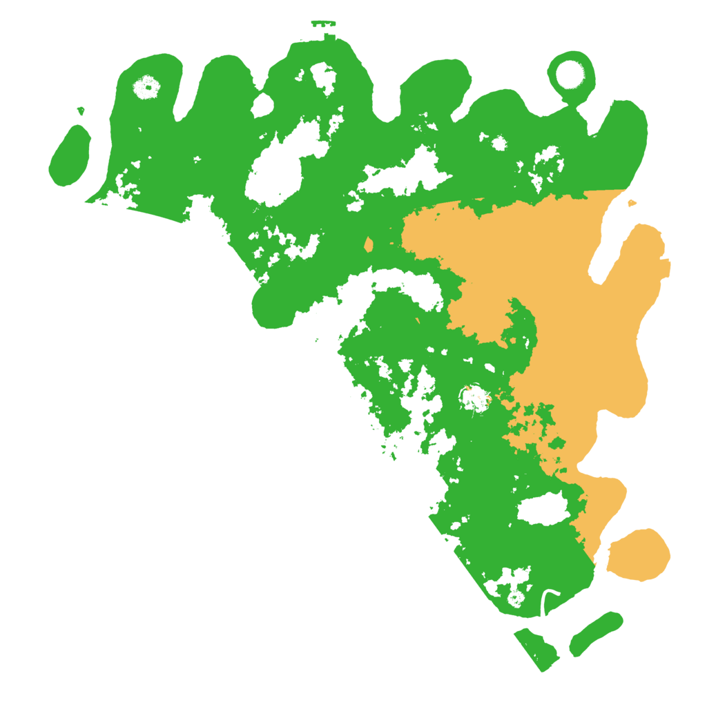 Biome Rust Map: Procedural Map, Size: 4400, Seed: 40587523
