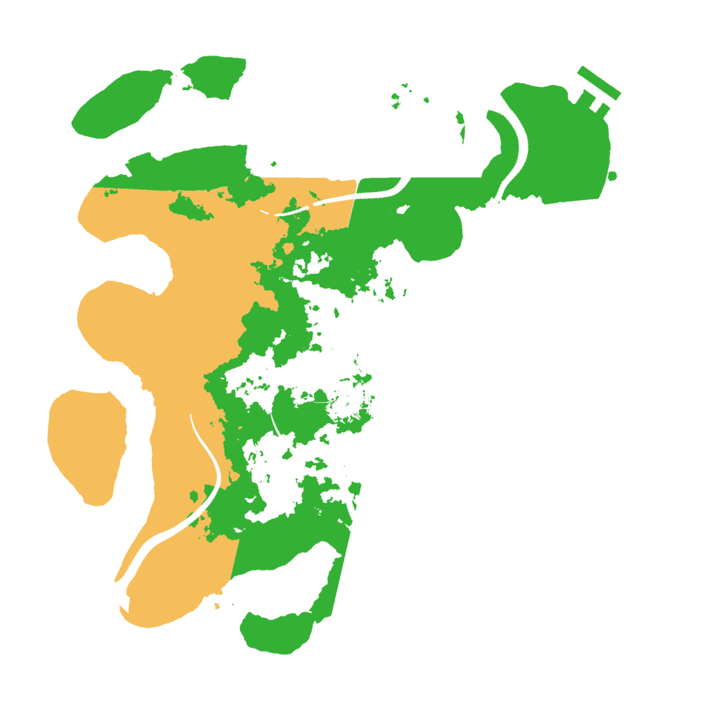 Biome Rust Map: Procedural Map, Size: 3000, Seed: 5749