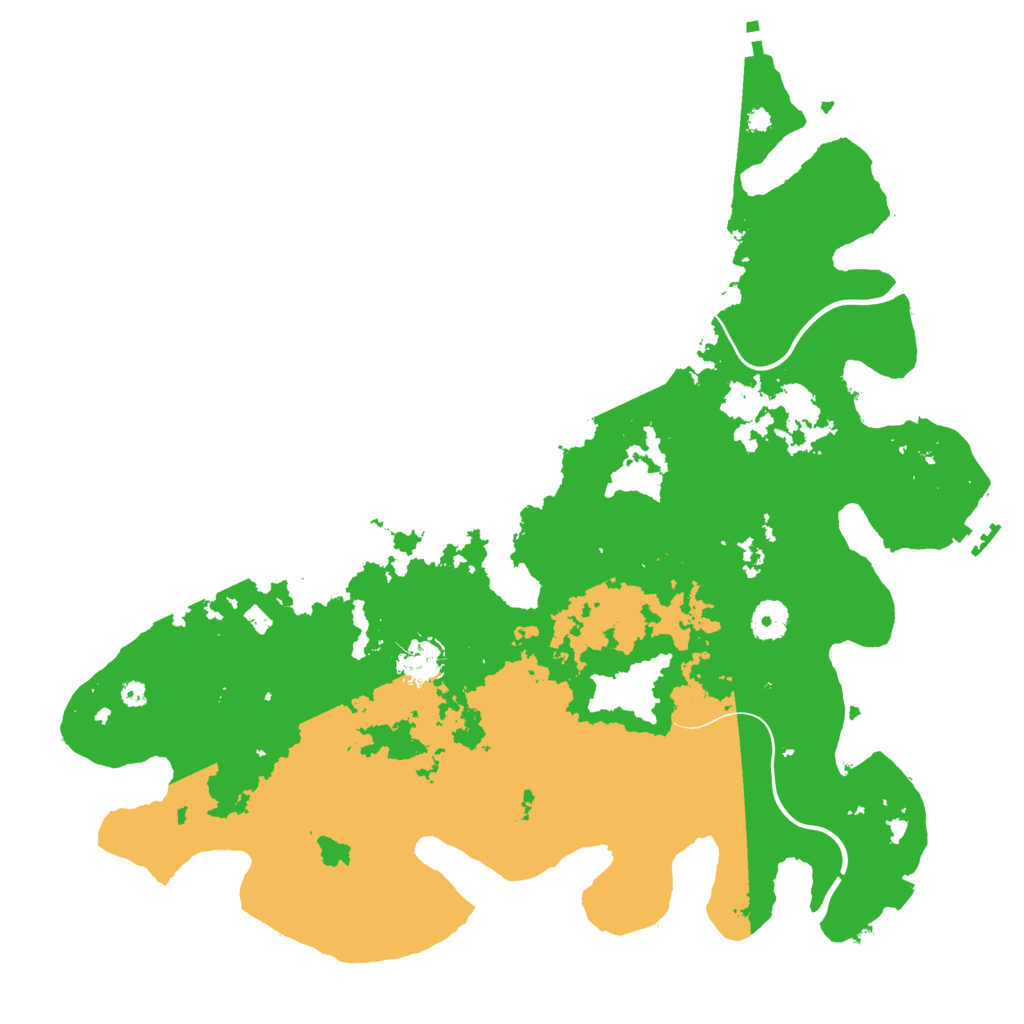 Biome Rust Map: Procedural Map, Size: 3950, Seed: 79458396