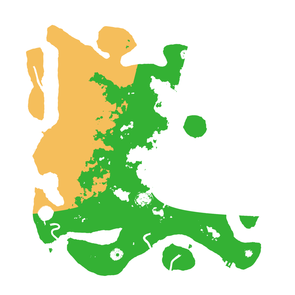 Biome Rust Map: Procedural Map, Size: 3600, Seed: 74556206