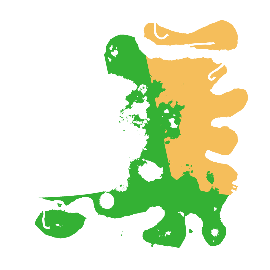 Biome Rust Map: Procedural Map, Size: 3200, Seed: 12345678