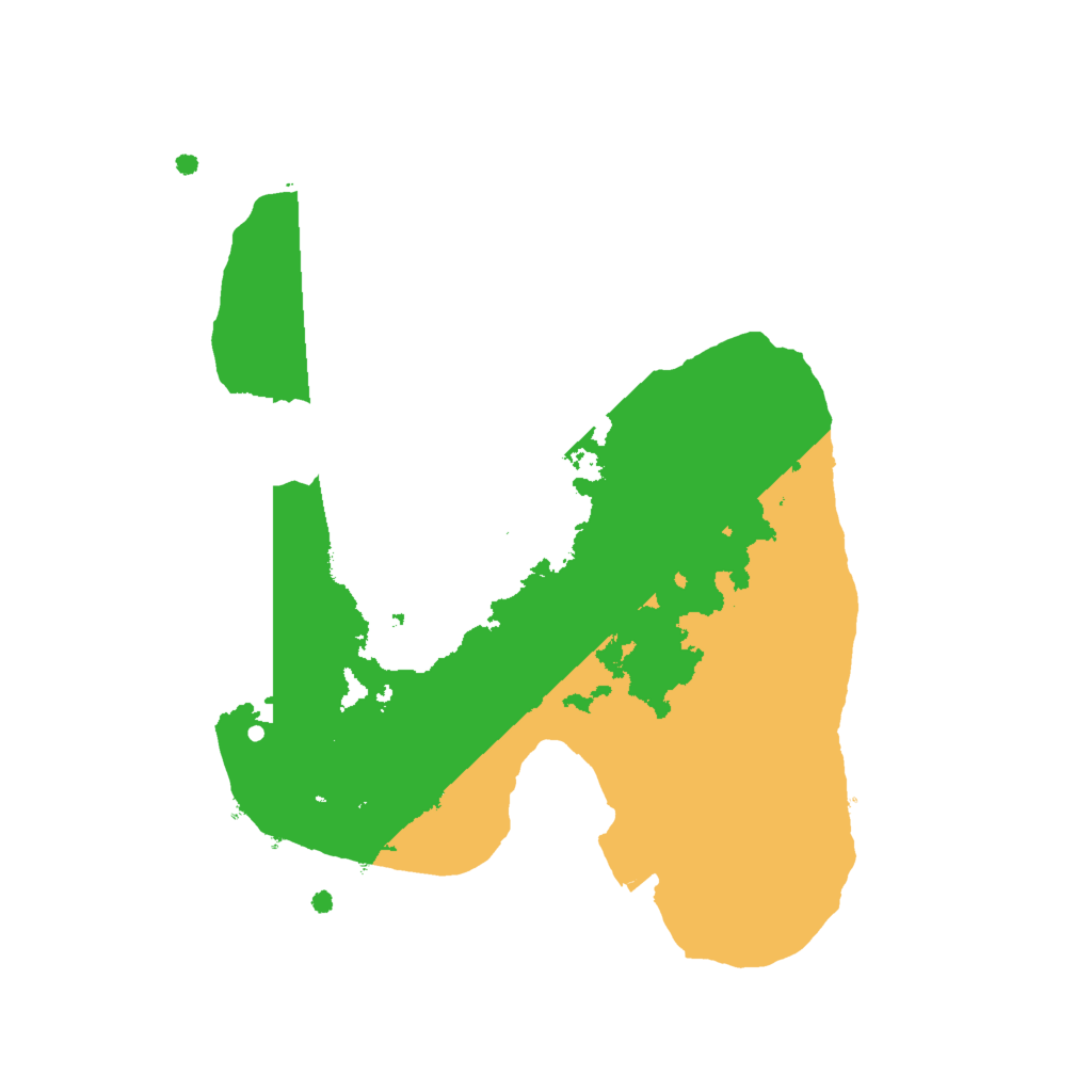 Biome Rust Map: Procedural Map, Size: 2000, Seed: 962648585