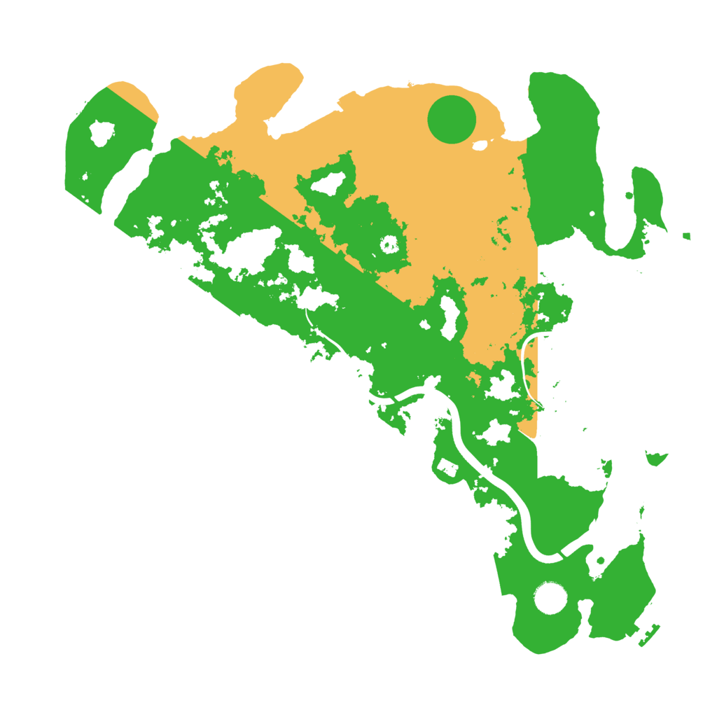 Biome Rust Map: Procedural Map, Size: 3900, Seed: 93512326