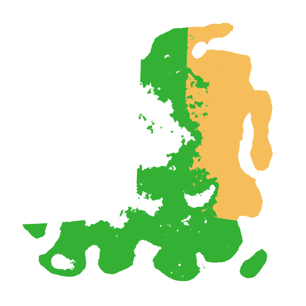 Biome Rust Map: Barren, Size: 3600, Seed: 35265323