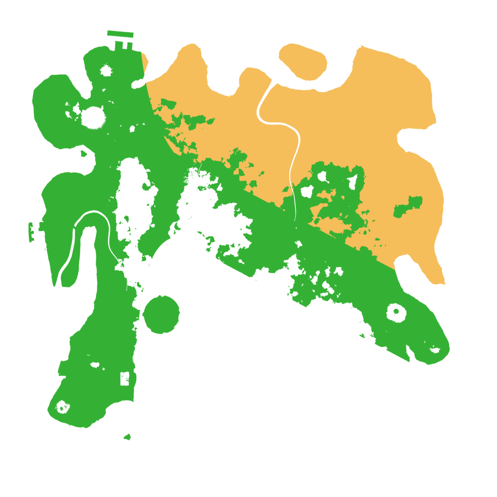 Biome Rust Map: Procedural Map, Size: 3850, Seed: 43652753