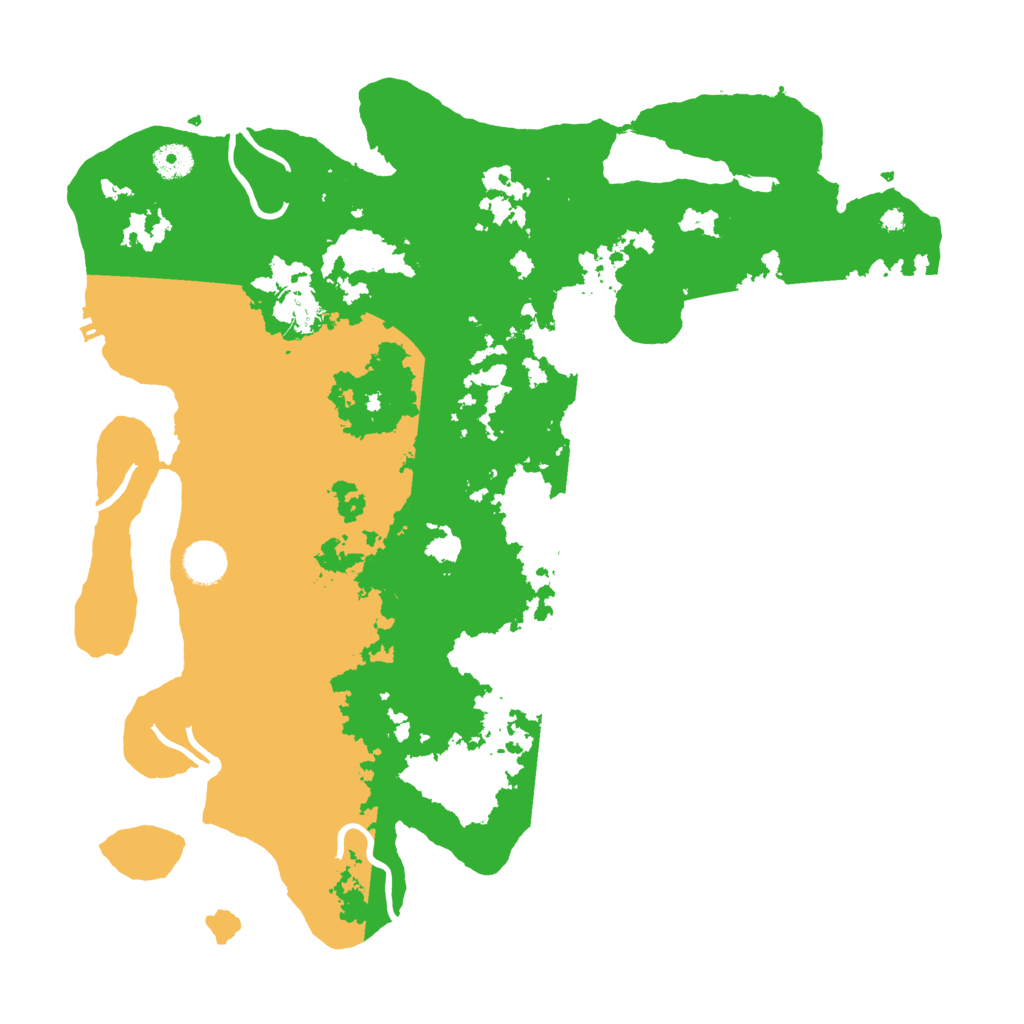 Biome Rust Map: Procedural Map, Size: 4100, Seed: 78267806