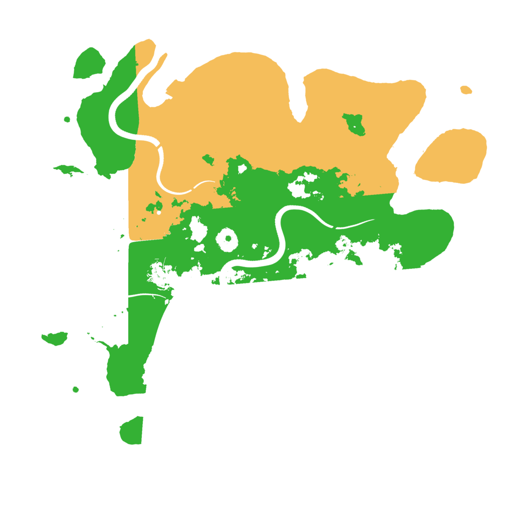 Biome Rust Map: Procedural Map, Size: 3450, Seed: 43795260