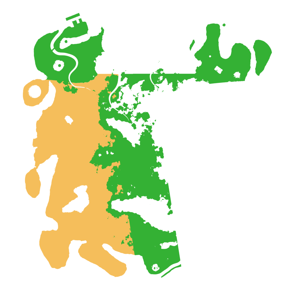 Biome Rust Map: Procedural Map, Size: 4100, Seed: 18619677