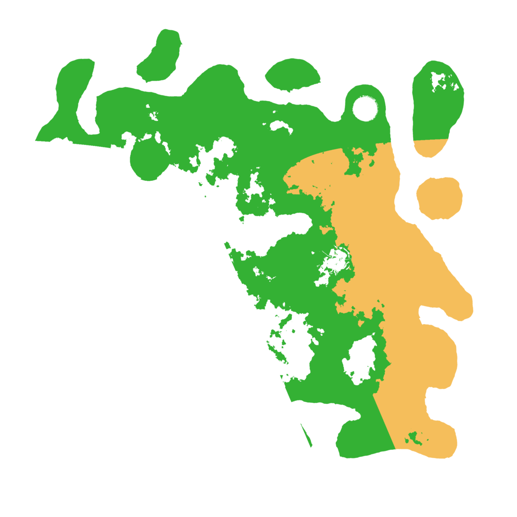 Biome Rust Map: Barren, Size: 3650, Seed: 90743400