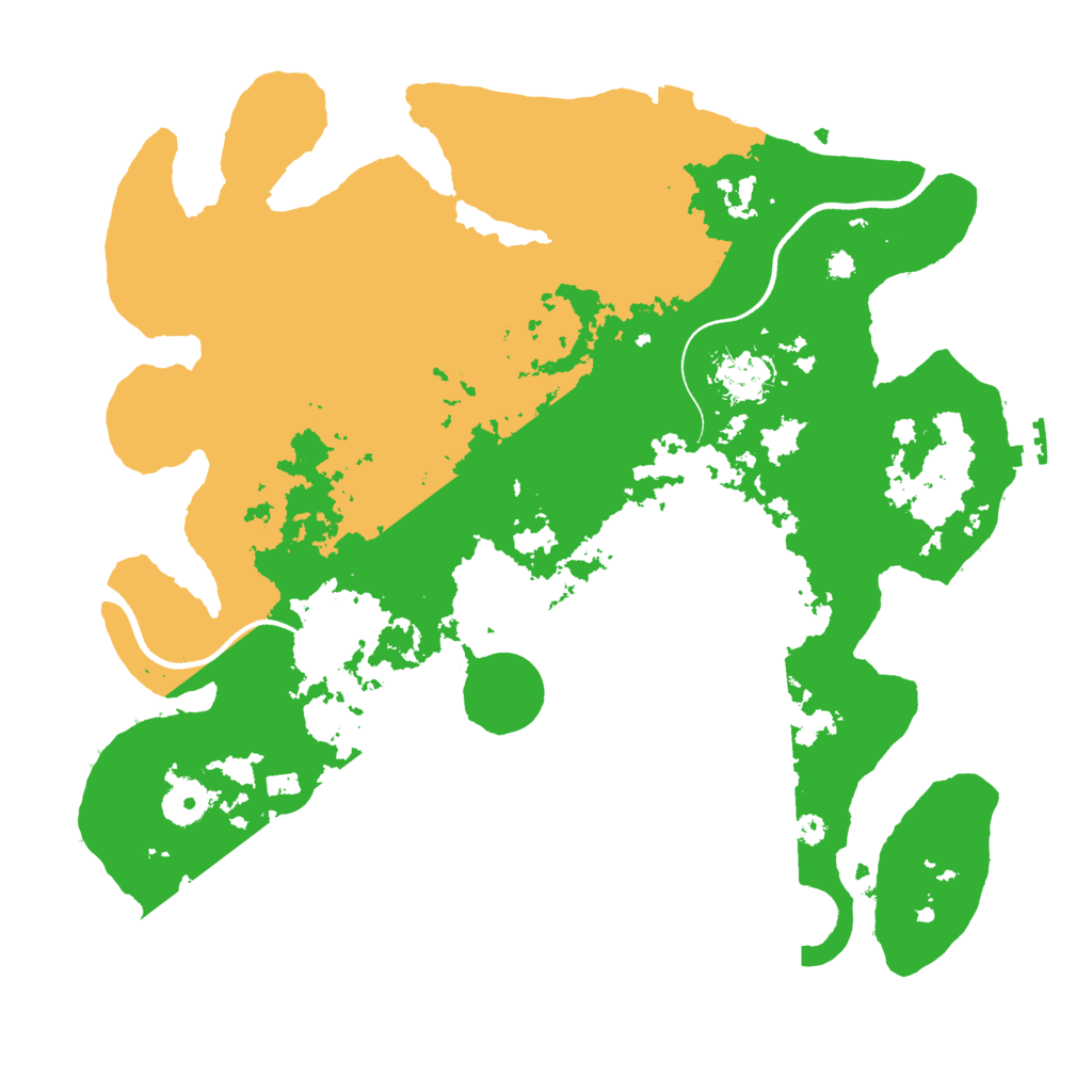 Biome Rust Map: Procedural Map, Size: 3600, Seed: 86094810