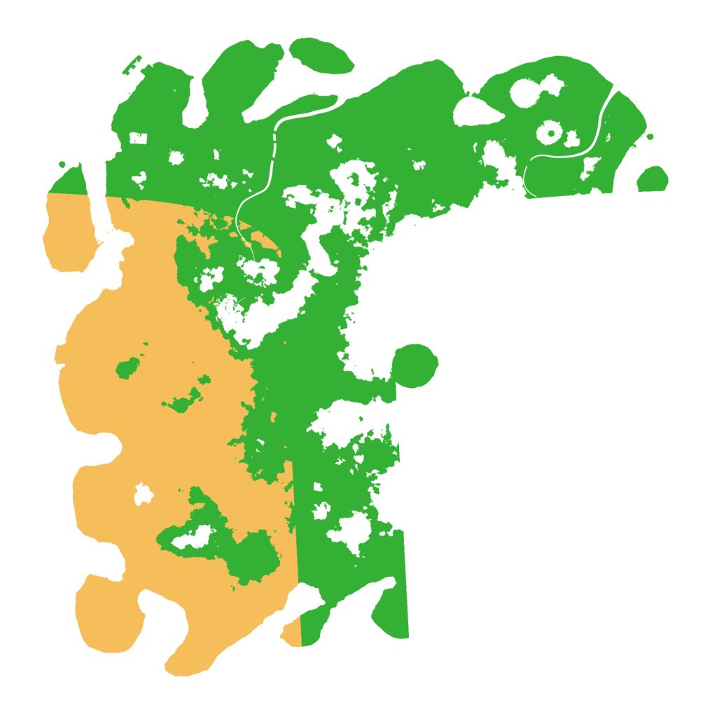 Biome Rust Map: Procedural Map, Size: 4400, Seed: 7590396
