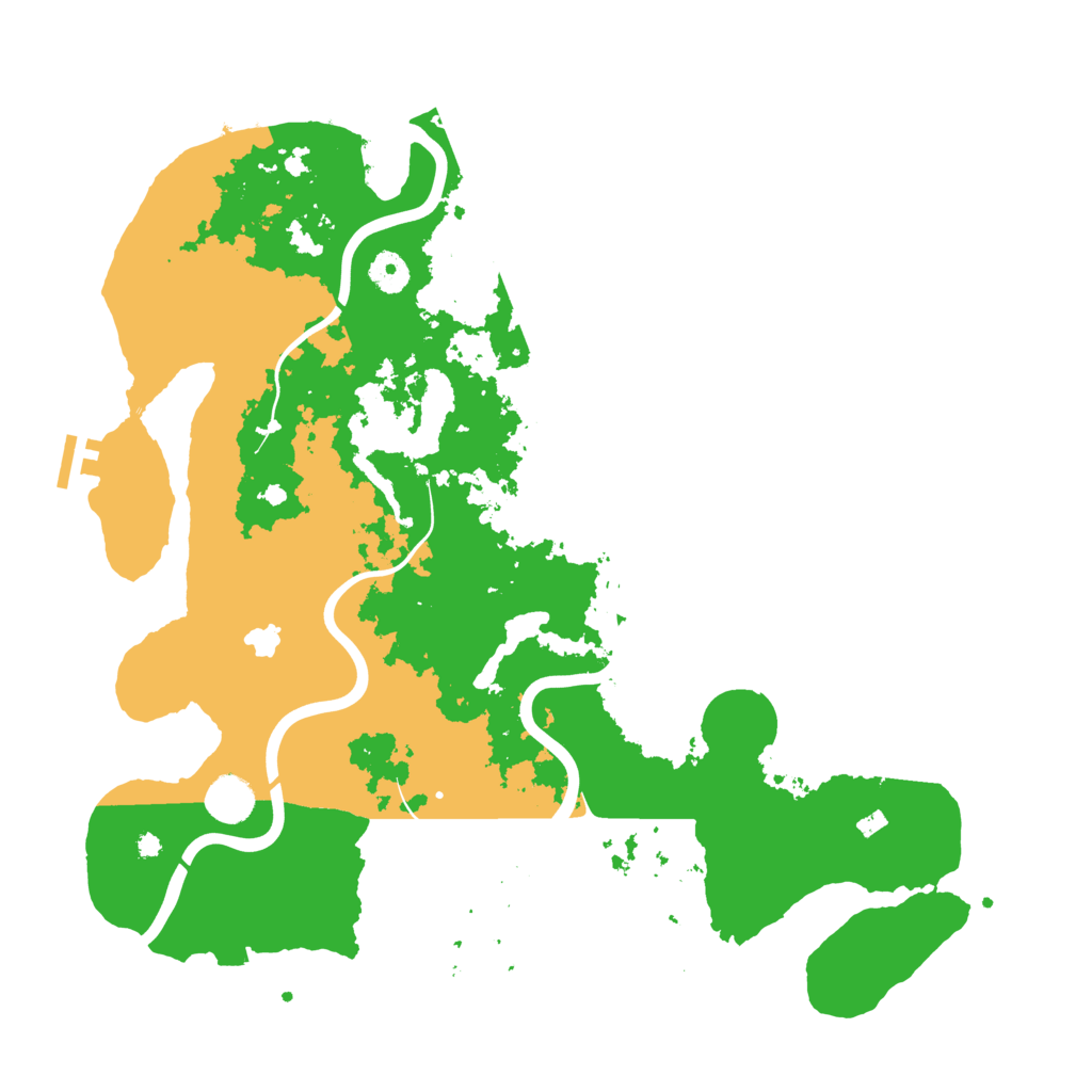 Biome Rust Map: Procedural Map, Size: 4100, Seed: 44922886