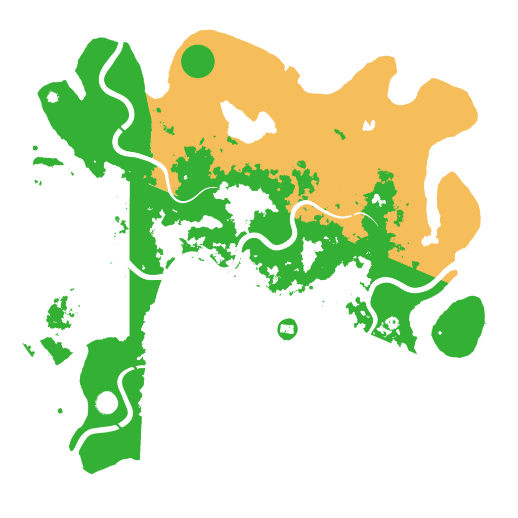 Biome Rust Map: Procedural Map, Size: 4100, Seed: 72183958