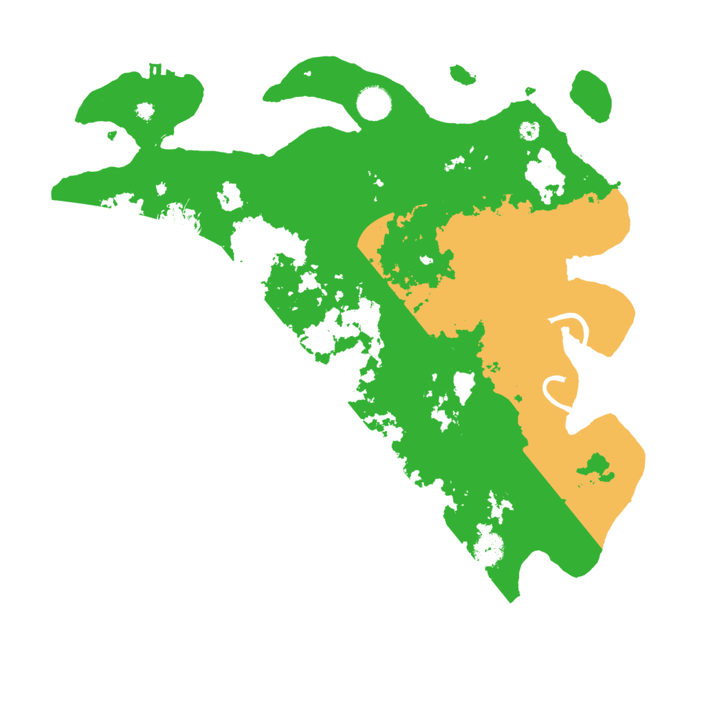 Biome Rust Map: Procedural Map, Size: 3600, Seed: 4933281