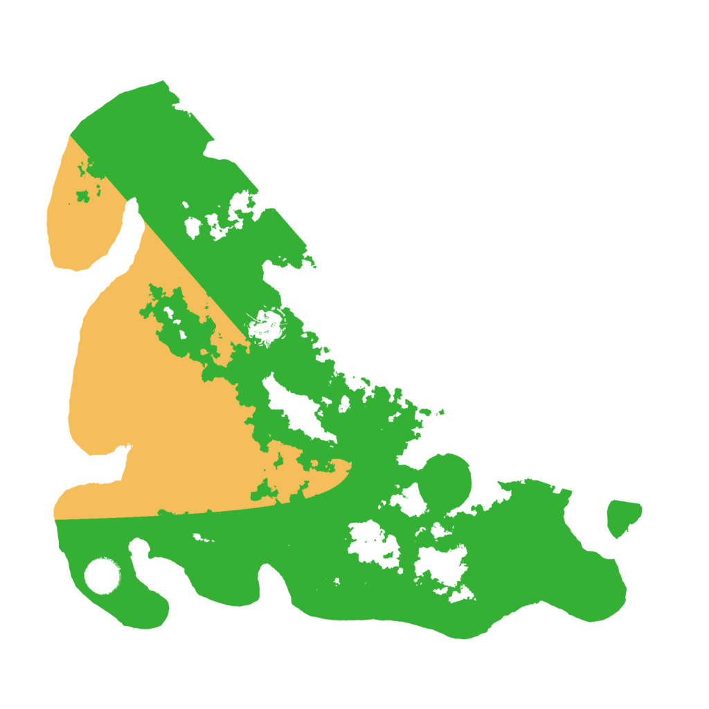 Biome Rust Map: Barren, Size: 3500, Seed: 90621820