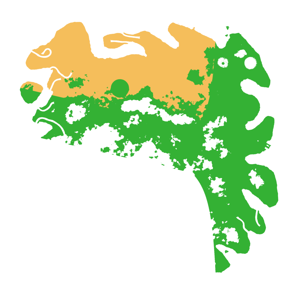 Biome Rust Map: Procedural Map, Size: 4300, Seed: 54960806