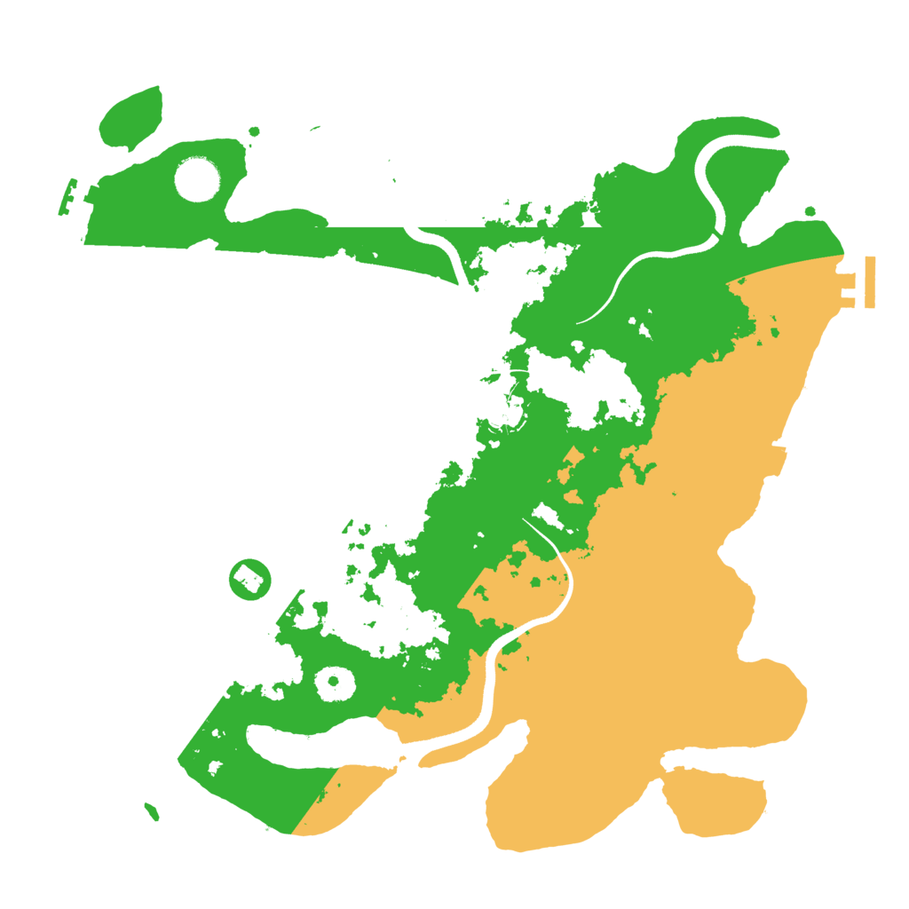 Biome Rust Map: Procedural Map, Size: 3550, Seed: 70575355
