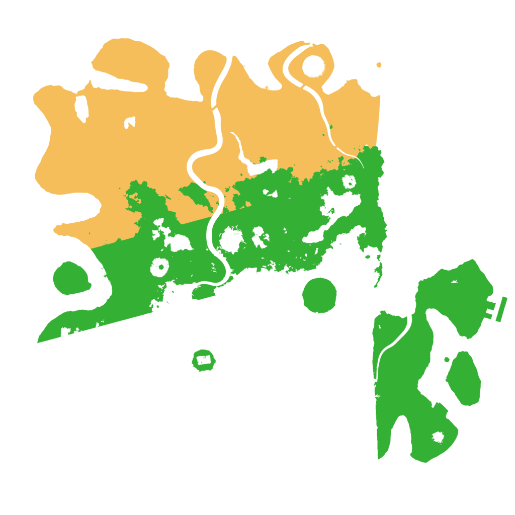 Biome Rust Map: Procedural Map, Size: 4100, Seed: 38488189