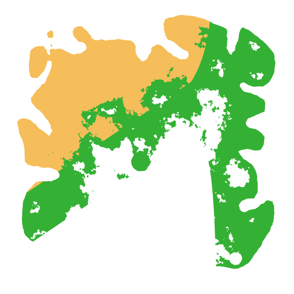 Biome Rust Map: Barren, Size: 4300, Seed: 23380862