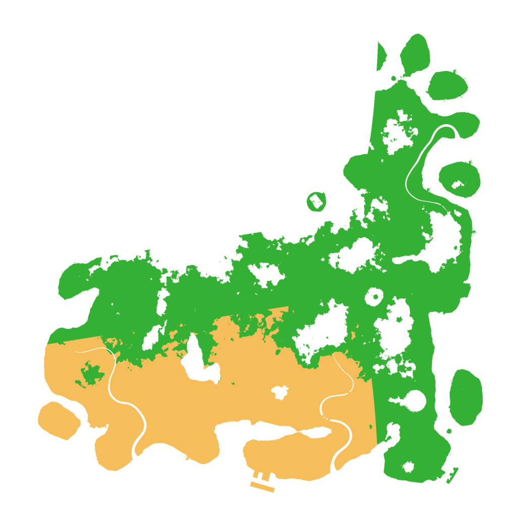 Biome Rust Map: Procedural Map, Size: 4250, Seed: 4587055