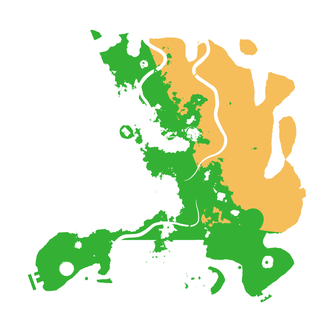 Biome Rust Map: Procedural Map, Size: 3950, Seed: 3730858