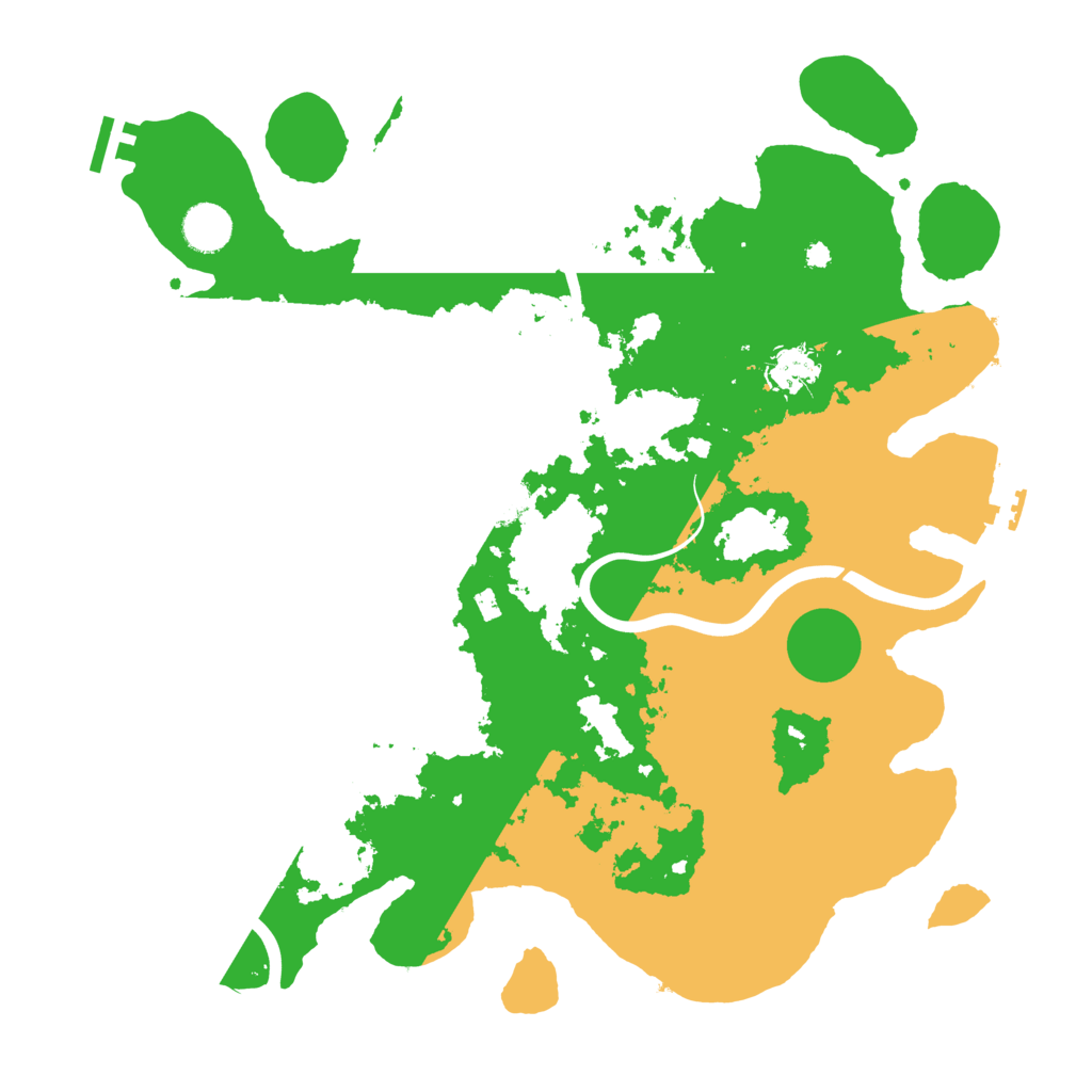Biome Rust Map: Procedural Map, Size: 3900, Seed: 807002395