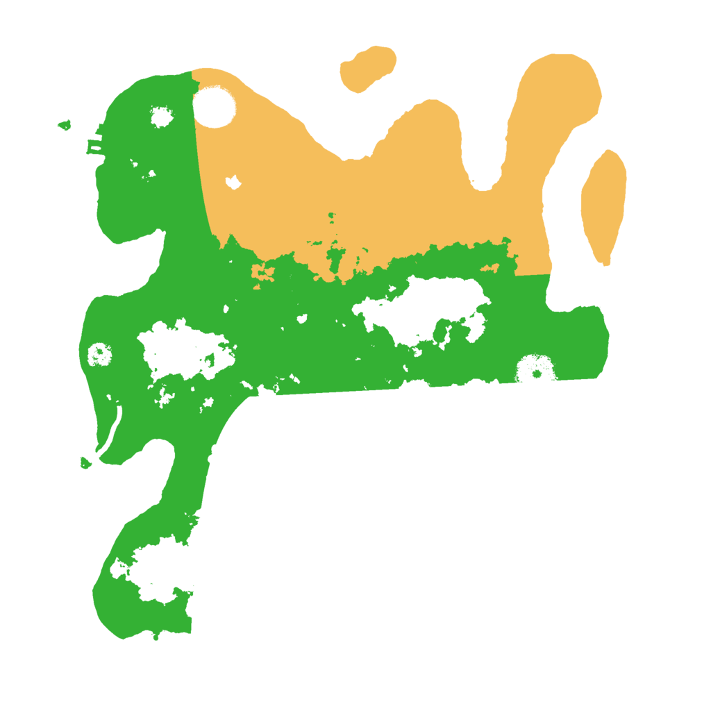 Biome Rust Map: Procedural Map, Size: 3000, Seed: 50997755