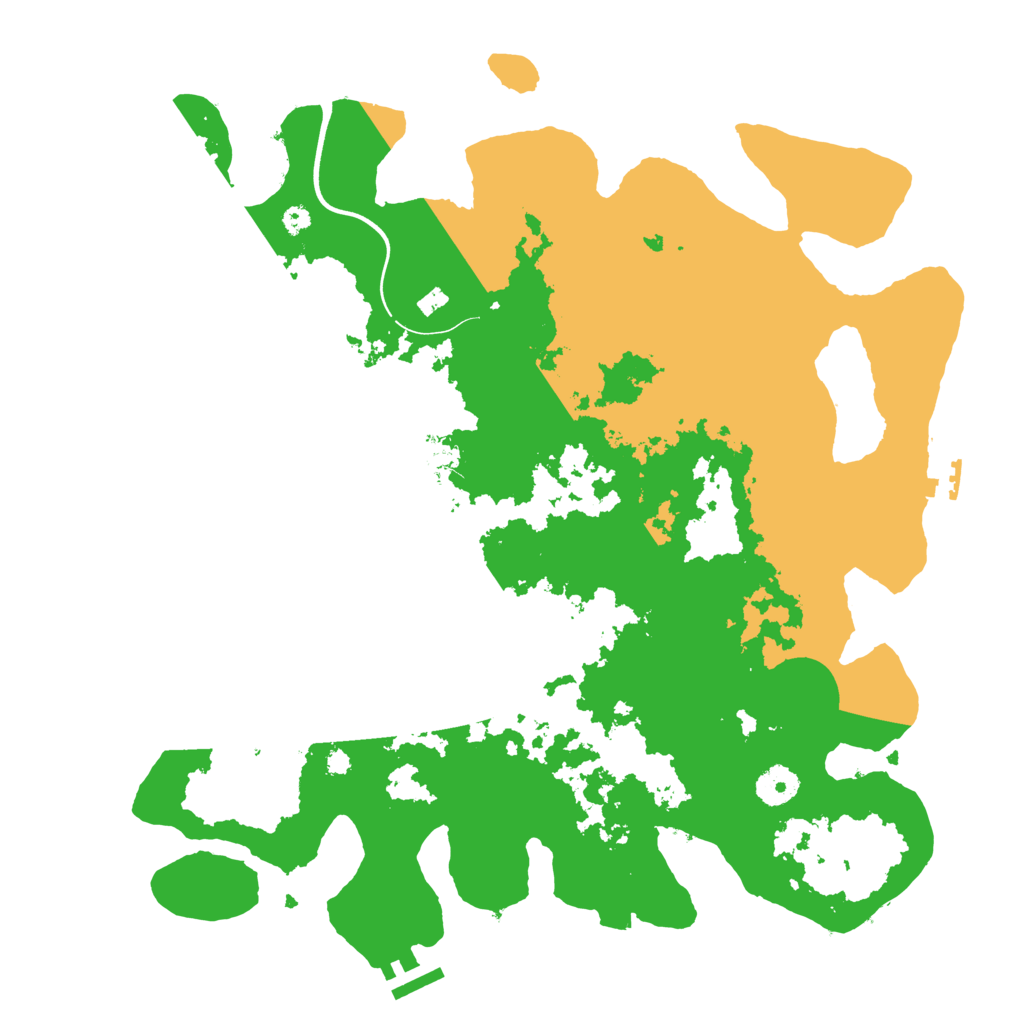Biome Rust Map: Procedural Map, Size: 3800, Seed: 40703310