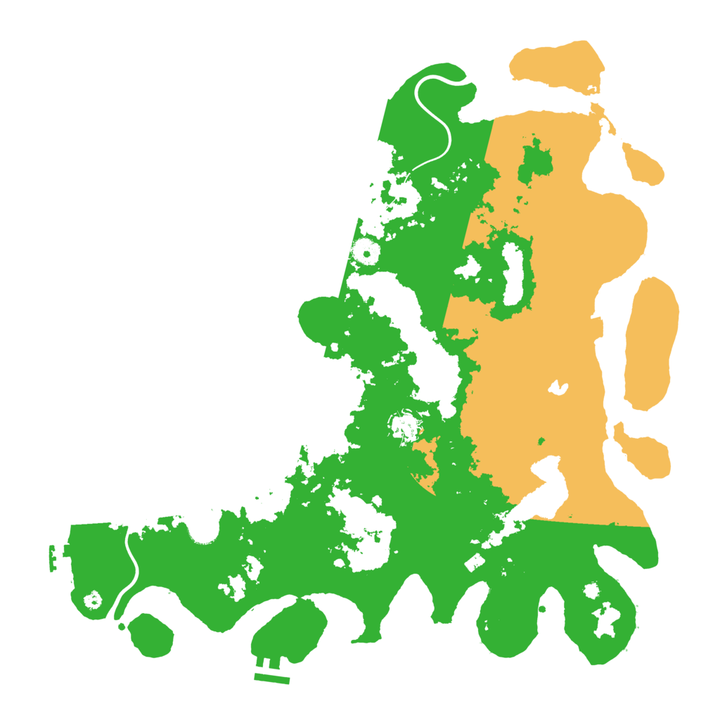 Biome Rust Map: Procedural Map, Size: 4100, Seed: 45601750
