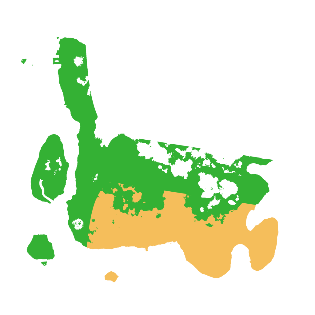 Biome Rust Map: Procedural Map, Size: 3000, Seed: 611