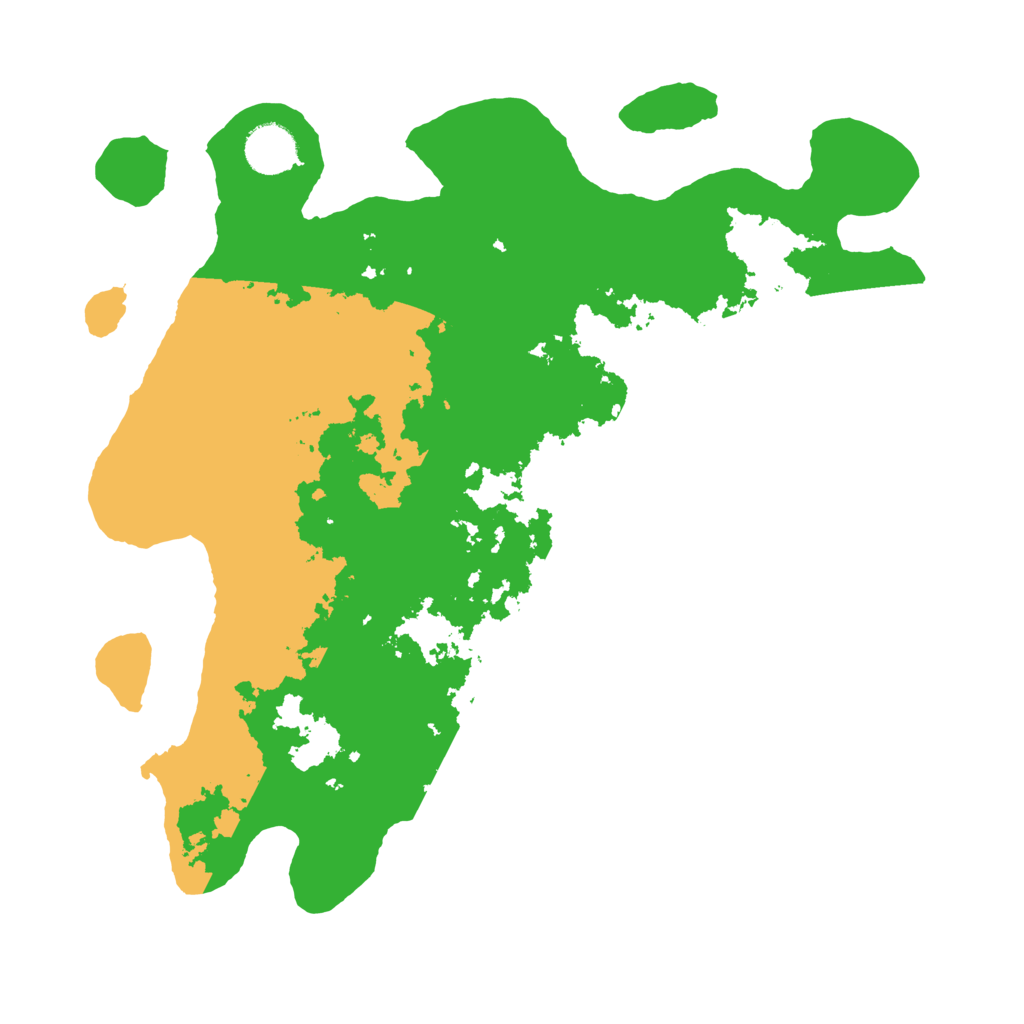 Biome Rust Map: Barren, Size: 3550, Seed: 26947888
