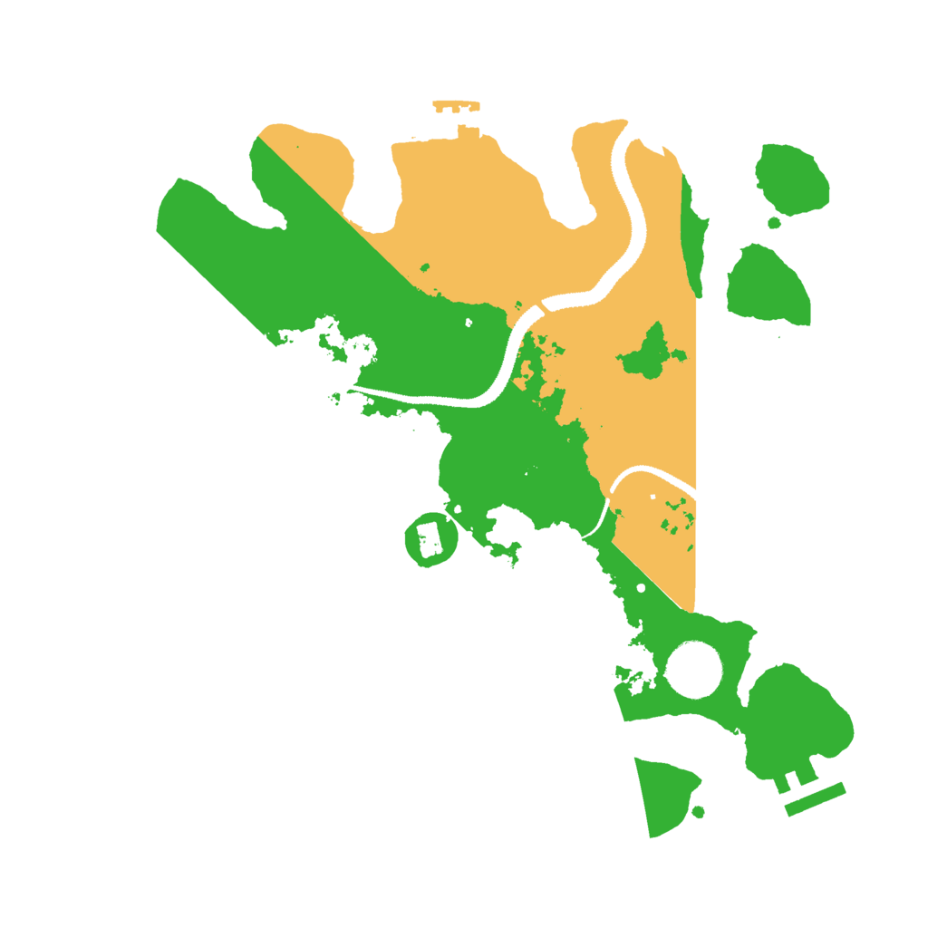 Biome Rust Map: Procedural Map, Size: 3000, Seed: 843979135