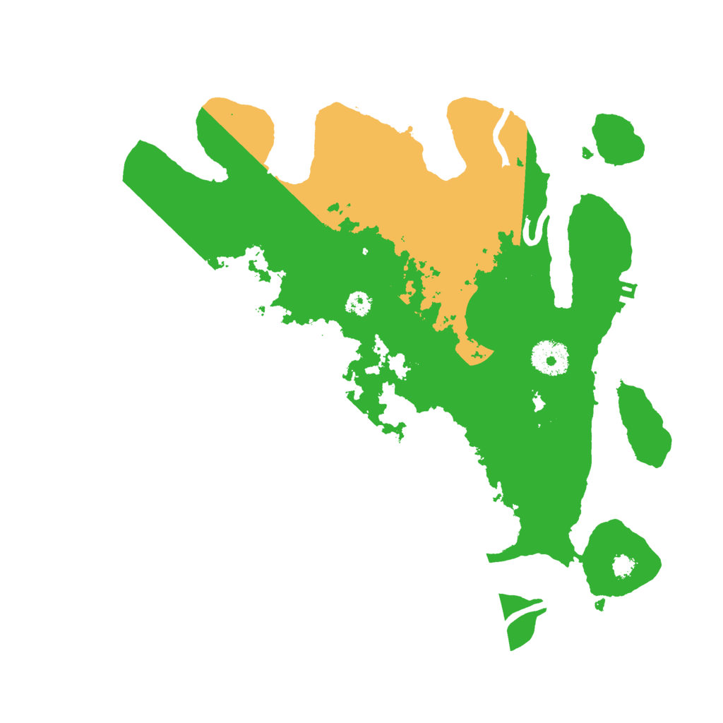 Biome Rust Map: Procedural Map, Size: 3000, Seed: 843979135