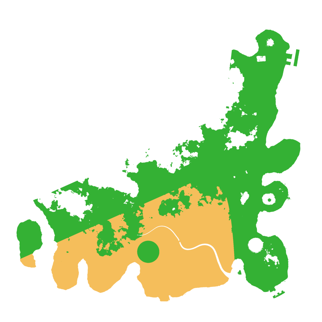 Biome Rust Map: Procedural Map, Size: 3850, Seed: 88579784