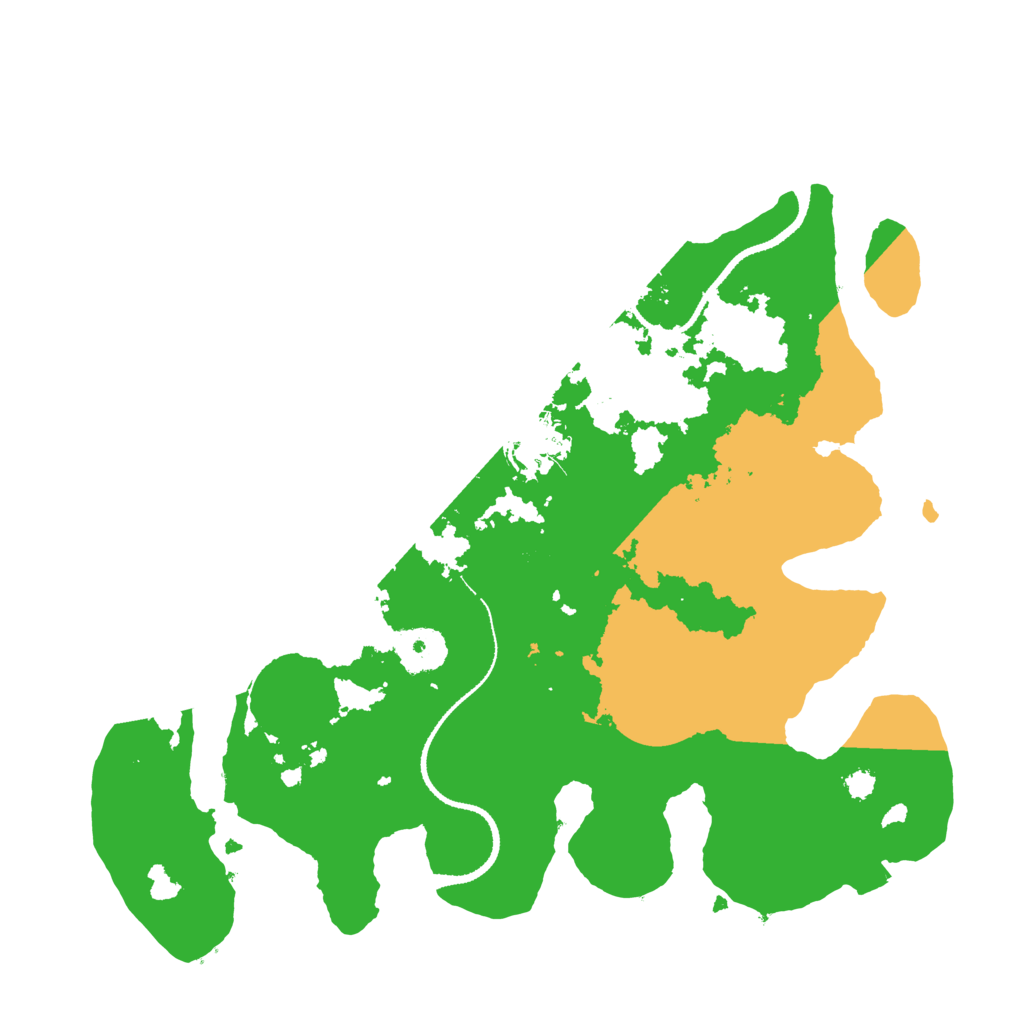 Biome Rust Map: Procedural Map, Size: 3200, Seed: 21474